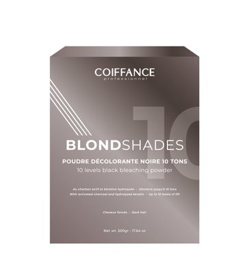 Coiffance Blondshades 10 levels Black Bleaching Powder Осветляющая пудра с активированным углем 1550 фото