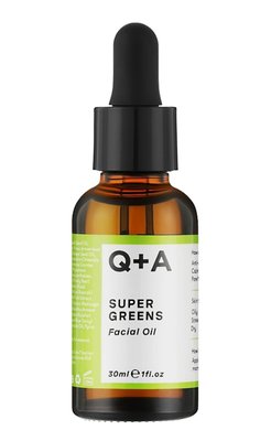 Q+A Масло для лица Super Greens Facial Oil 4137 фото