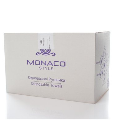 Monaco Рушники одноразові гладкі (40х70) 50 шт 2041 фото
