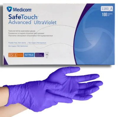 Перчатки нитриловые Medicom (фиолетовые) 4240 фото