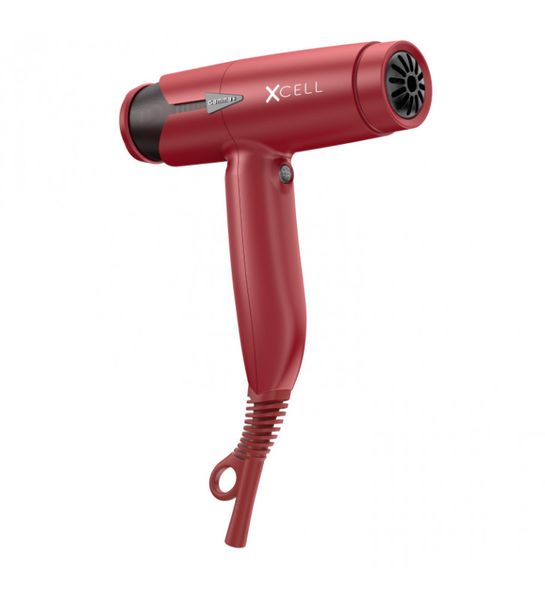 Gamma Piu Xcell Ionic Red Фен для волосся, червоний 1874 фото