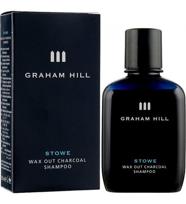 Graham Hill Stowe Wax Out Charcoal Shampoo - Чоловічий шампунь для глибокого очищення з активованим вугіллям 1247 фото